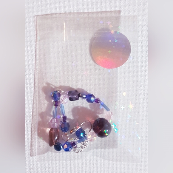 Enchanted Bracelet Purple Adjustable Clasps Handmade Novelty Jewelry - Picture 10 of 16